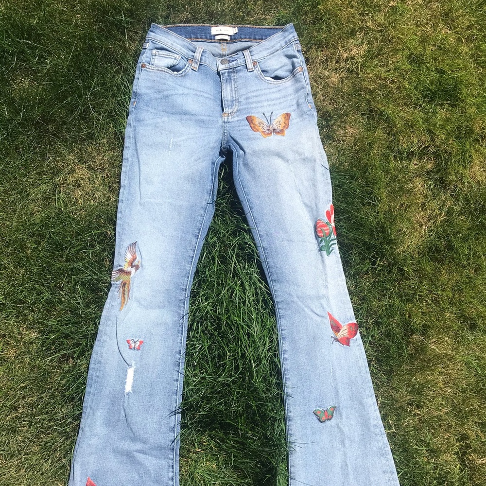 Flare patch jeans - Picture 2 of 10